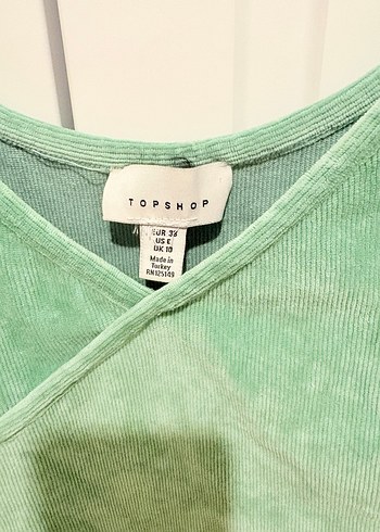 Yeşil Süet Kadın Atlet - Görsel 2