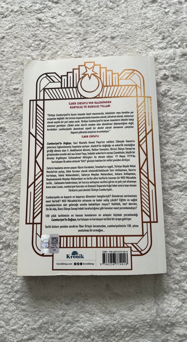 Cumhuriyetin Doğuşu-İlber Ortaylı - Görsel 2