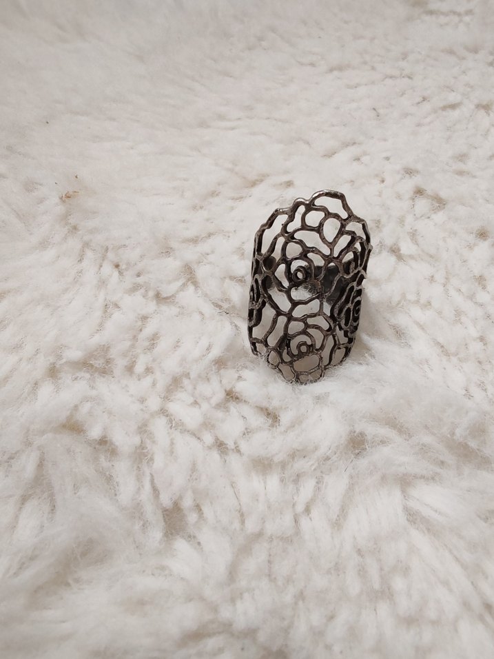 Dantel İşlemeli Bohem Vintage Kadın Yüzük - Görsel 2