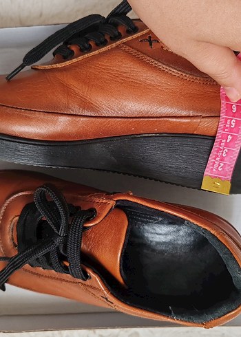 Kahverengi Kadın Deri Günlük Ayakkabı - Görsel 3