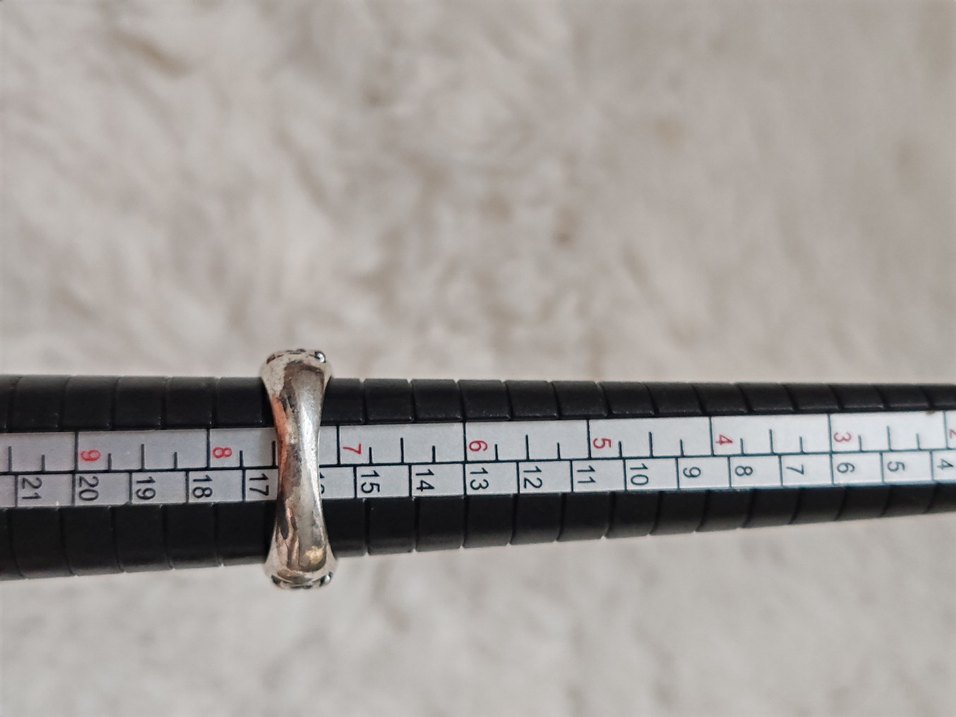 Dantel Detaylı Vintage İnci Yüzük - Görsel 3