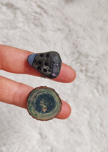 Taş ve Ahşap Bohem Yüzük - Görsel 3