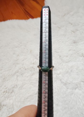 Yeşil Taş Detaylı Bohem Kadın Yüzük - Görsel 2