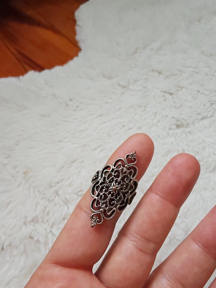 Otantik Desenli Bohem Yüzük - Görsel 3