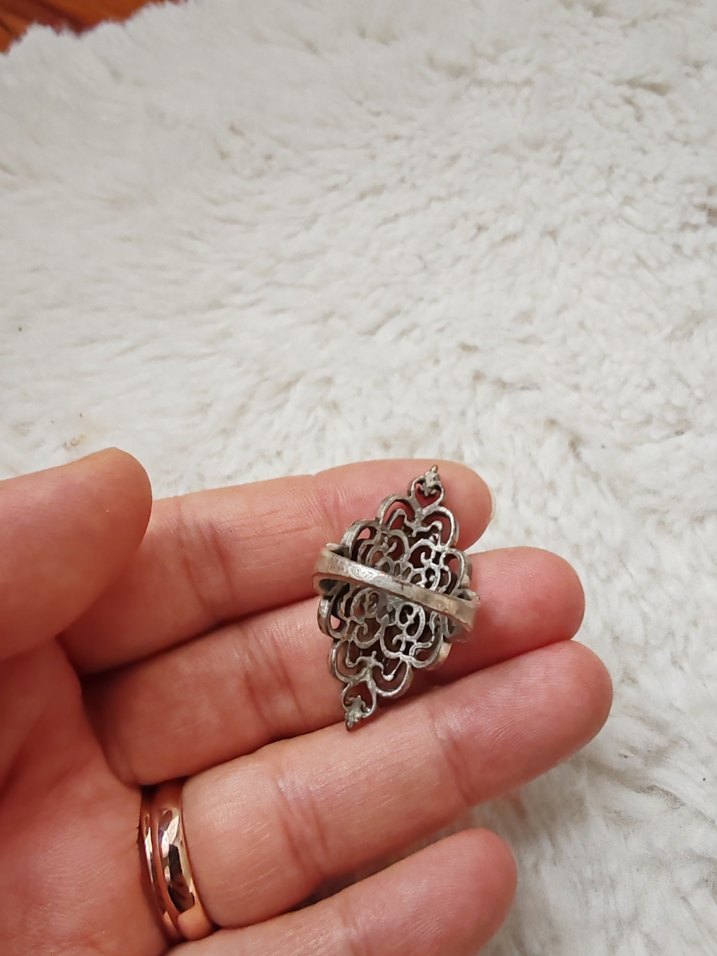 Otantik Desenli Bohem Yüzük - Görsel 2