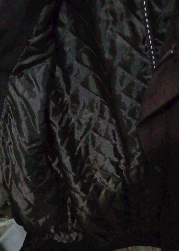 Düğmeli Kahverengi Süet Erkek Ceket - Görsel 5