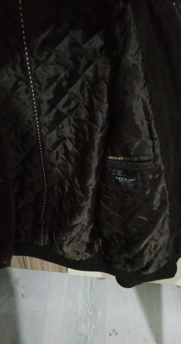 Düğmeli Kahverengi Süet Erkek Ceket - Görsel 4