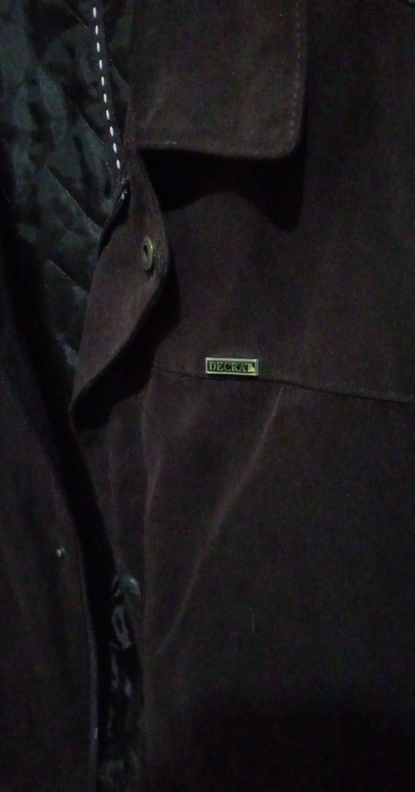 Düğmeli Kahverengi Süet Erkek Ceket - Görsel 3