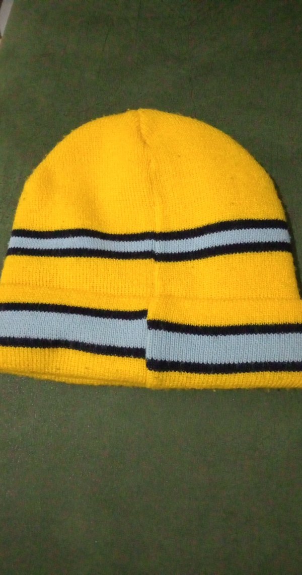 Sarı Triko Kadın Bere - Görsel 2