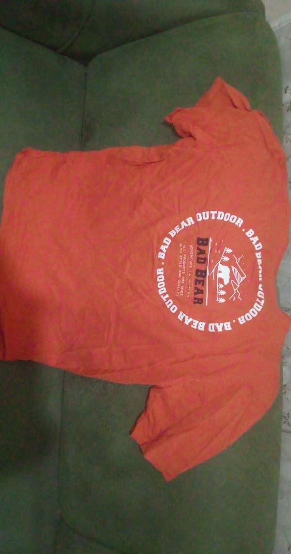 Turuncu Kısa Kollu Tişört - Görsel 4