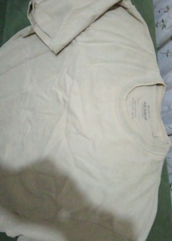 Bej Pamuklu Erkek Tişört - Görsel 2