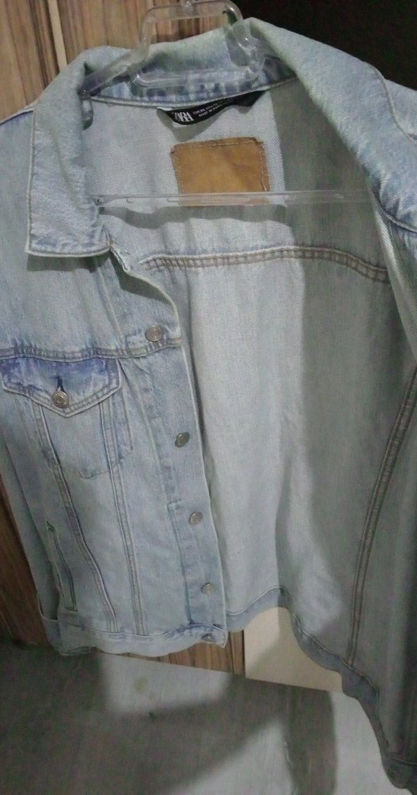 Düğmeli Mavi Erkek Denim Ceket - Görsel 2