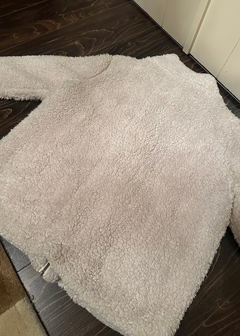 Bej Peluş Kadın Ceket - Görsel 2