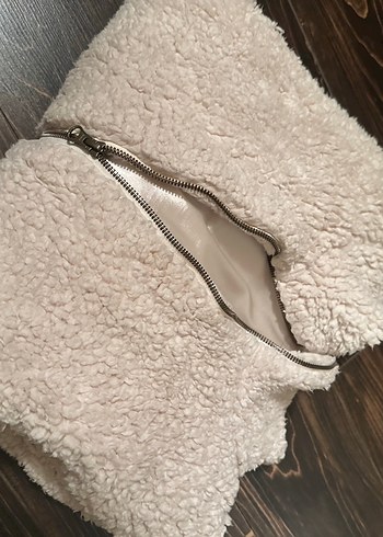 Bej Peluş Kadın Ceket - Görsel 3