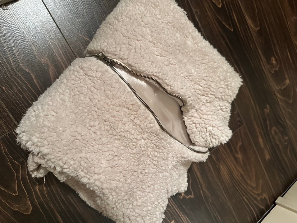 Bej Peluş Kadın Ceket - Görsel 3