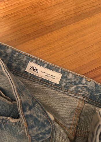 Zara bol kesim kot pantalon - Görsel 3