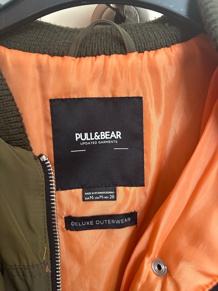 Pull&bear marka bomber ceket - Görsel 3