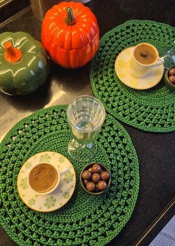 Bohem Yeşil Nakışlı Supla - Görsel 4