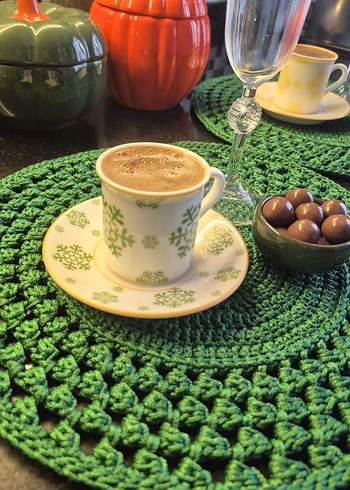 Bohem Yeşil Nakışlı Supla - Görsel 5