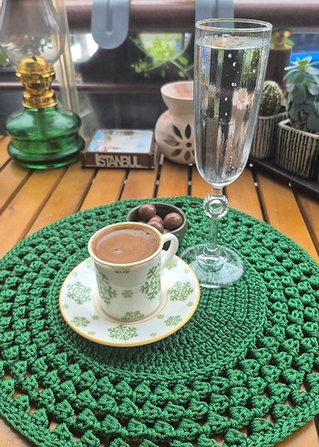 Bohem Yeşil Nakışlı Supla - Görsel 8