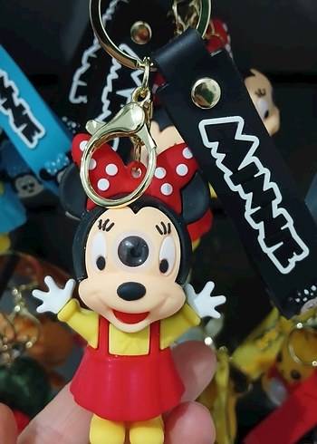 Gri Tom Temalı Püsküllü Anahtarlık - Görsel 5