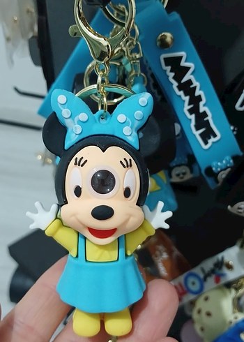 Gri Tom Temalı Püsküllü Anahtarlık - Görsel 2