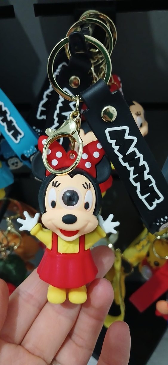 Gri Tom Temalı Püsküllü Anahtarlık - Görsel 5