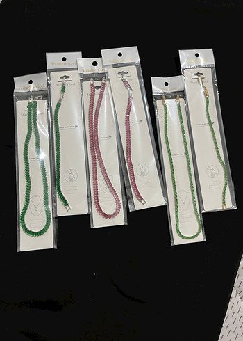 Klasik Siyah Zincir ve Bileklik Seti her rengi mevcut - Görsel 2