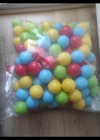 Renkli Plastik Oyun Topları Paketi - Görsel 4