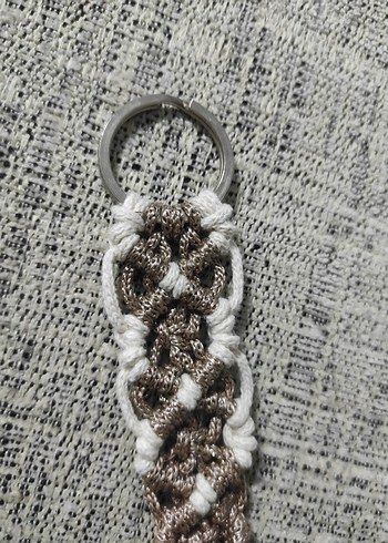 Bohem Püsküllü Kadın Anahtarlık,tekli fiyattır.. - Görsel 5