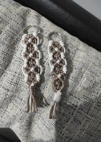 Bohem Püsküllü Kadın Anahtarlık,tekli fiyattır.. - Görsel 7