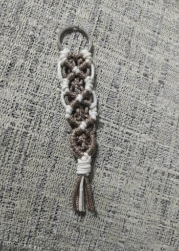 Bohem Püsküllü Kadın Anahtarlık,tekli fiyattır.. - Görsel 2