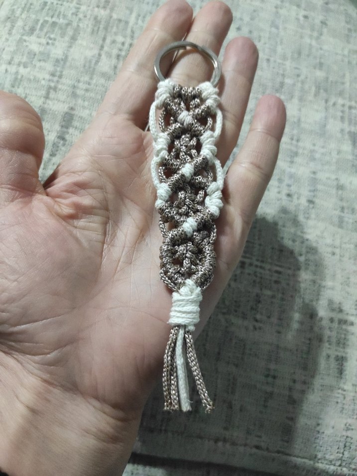 Bohem Püsküllü Kadın Anahtarlık,tekli fiyattır.. - Görsel 3