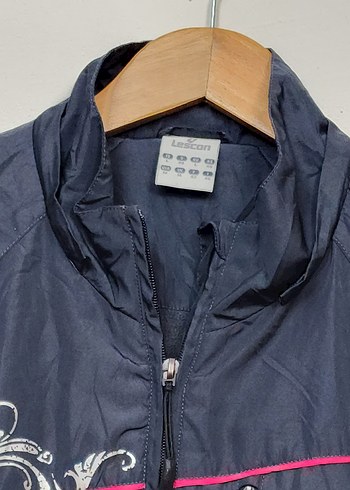 Kadın Gri Fermuarlı Rüzgarlık - Görsel 2