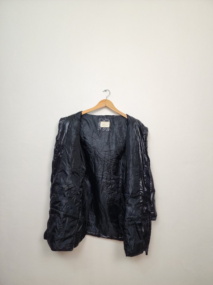 Kürklü Siyah Kadın Kışlık Mont - Görsel 4