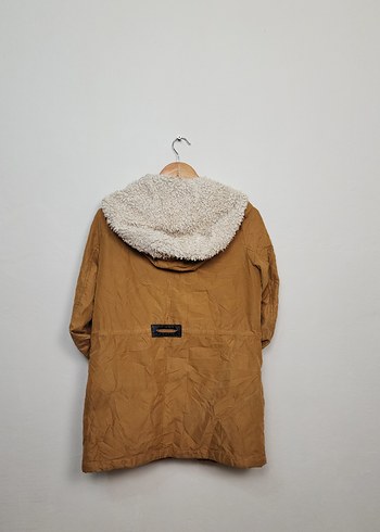 Hardal Renk Kadın Midi Ceket - Görsel 4