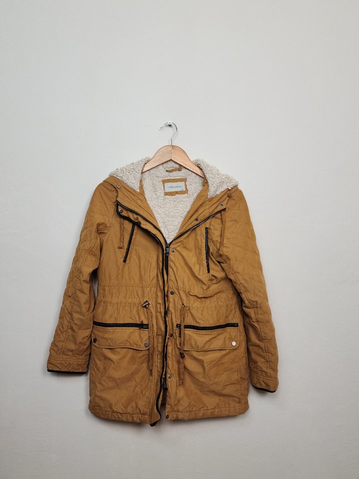 Hardal Renk Kadın  Midi Ceket - Görsel 2