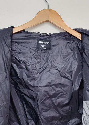 Gri Kadın Mini Spor Ceket Fermuarlı - Görsel 2