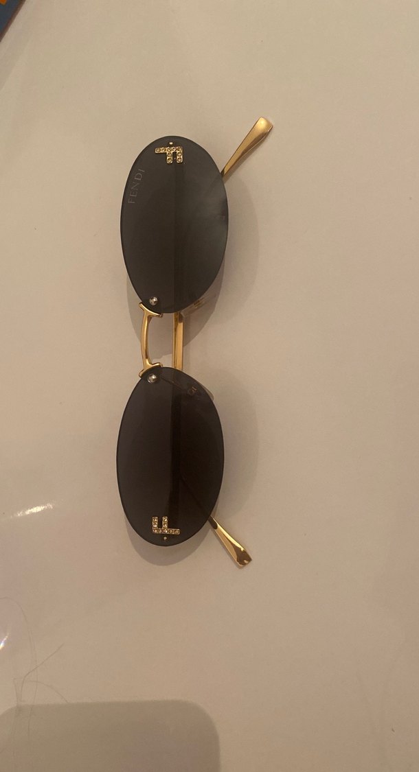 Fendi Altın Kadın Gözlükleri - Görsel 2