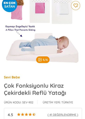 Beyaz Emzirme ve Hamilelik Destek Yastığı - Görsel 2