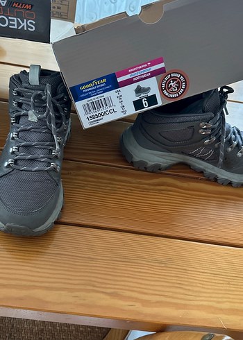 Gri Skechers Erkek Outdoor Botları - Görsel 3