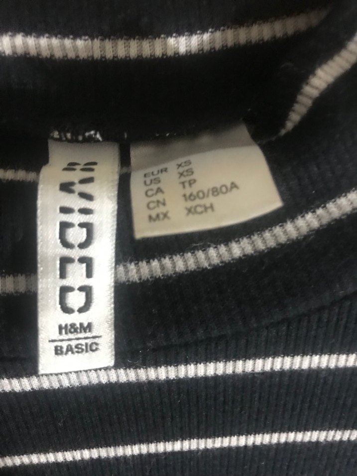 H&M  ÇİZGİLİ BODY - Görsel 2