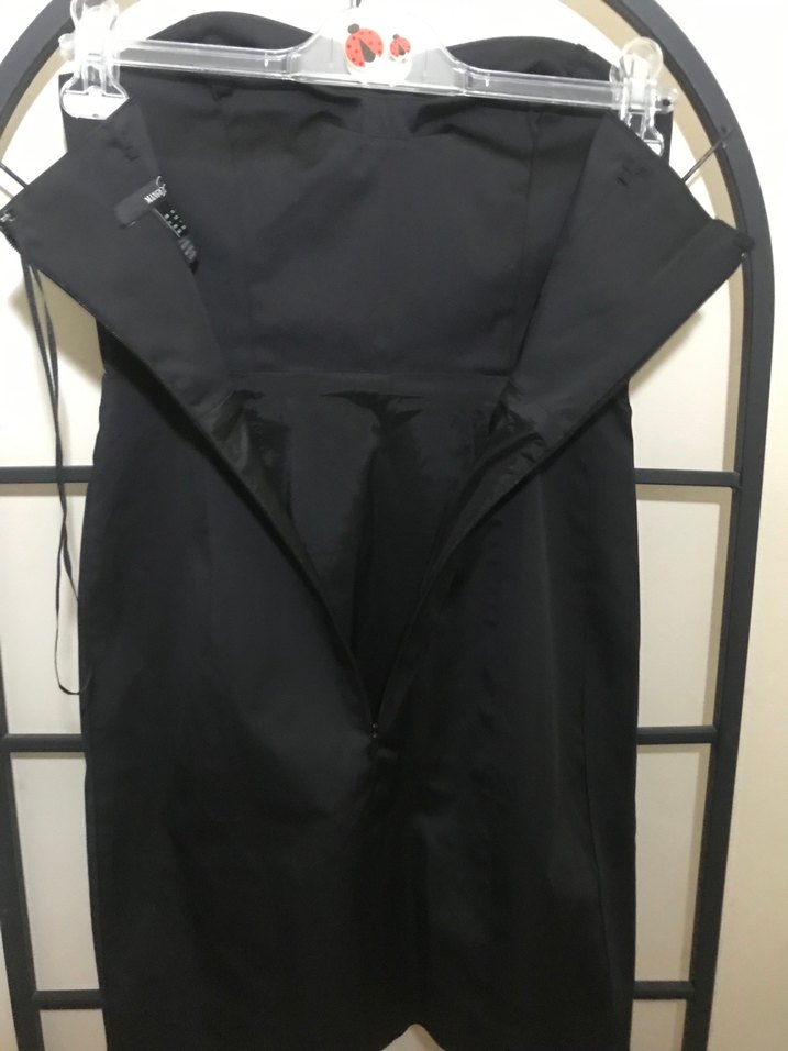 MANGO Siyah Straplez - Görsel 5