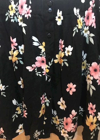 KOTON Çiçek Desenli Straplez Mini Bluz - Görsel 2