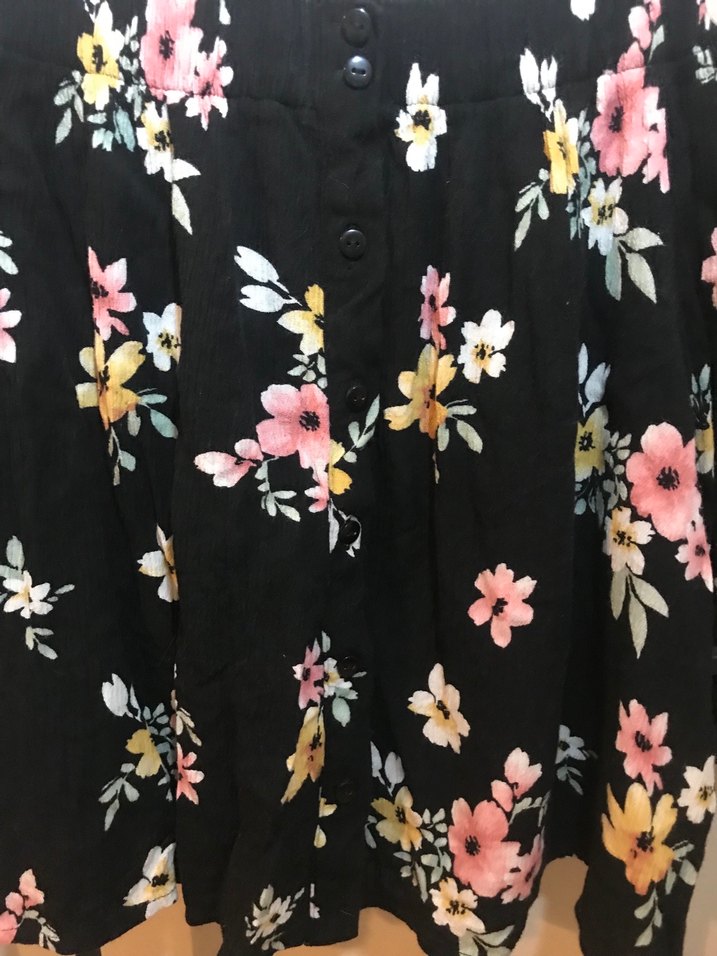 KOTON Çiçek Desenli Straplez Mini Bluz - Görsel 2