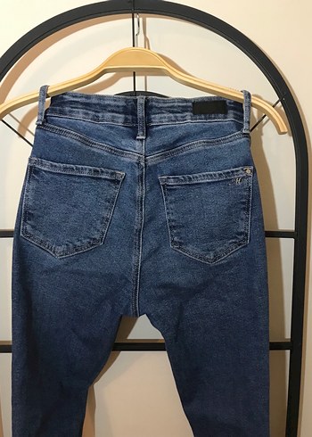 Mavi jean acaip Lacivert  Kadın Denim Pantolon - Görsel 5