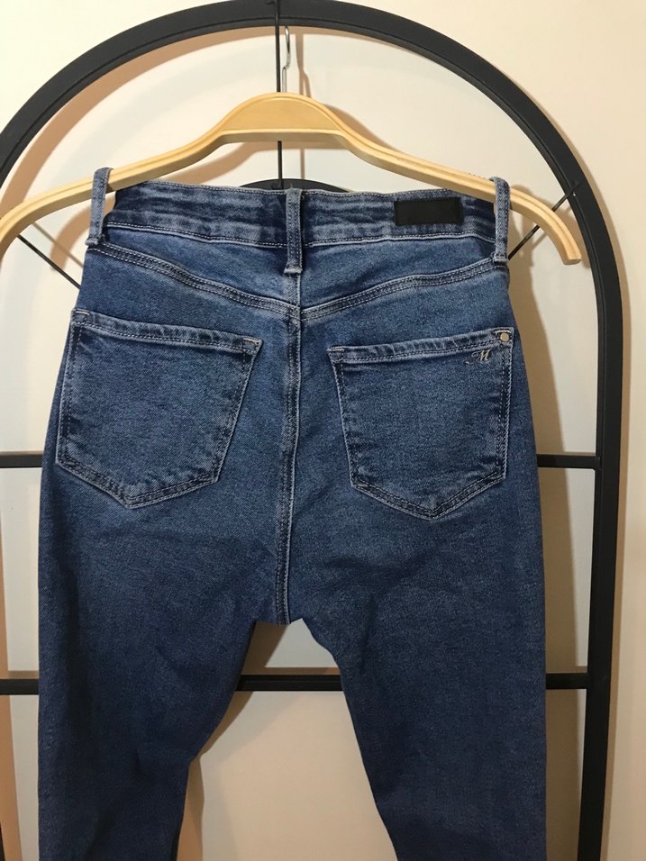 Mavi jean acaip Lacivert  Kadın Denim Pantolon - Görsel 5