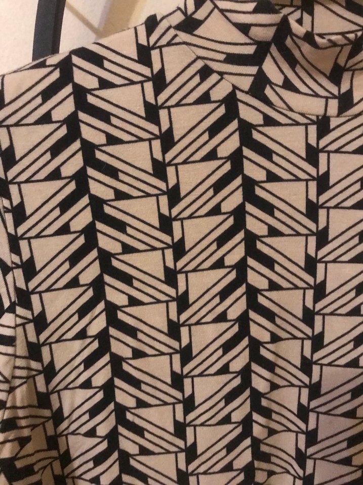 Geometrik desenli bluz - Görsel 5