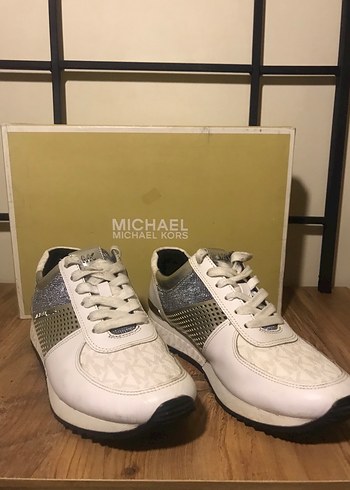 Michael Kors Beyaz  Spor Ayakkabı - Görsel 4