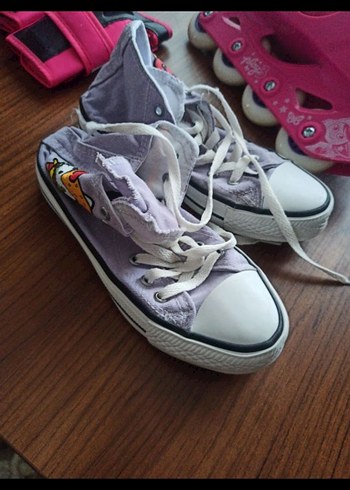 Kız Çocuk Pembe Velcro Kaykay Pateni - Görsel 3